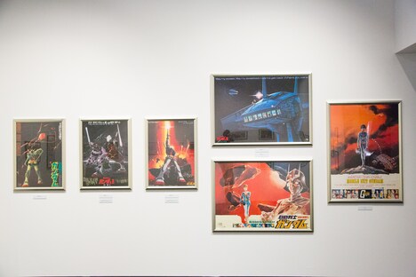 「機動戦士ガンダム展 THE ART OF GUNDAM」会場の様子。