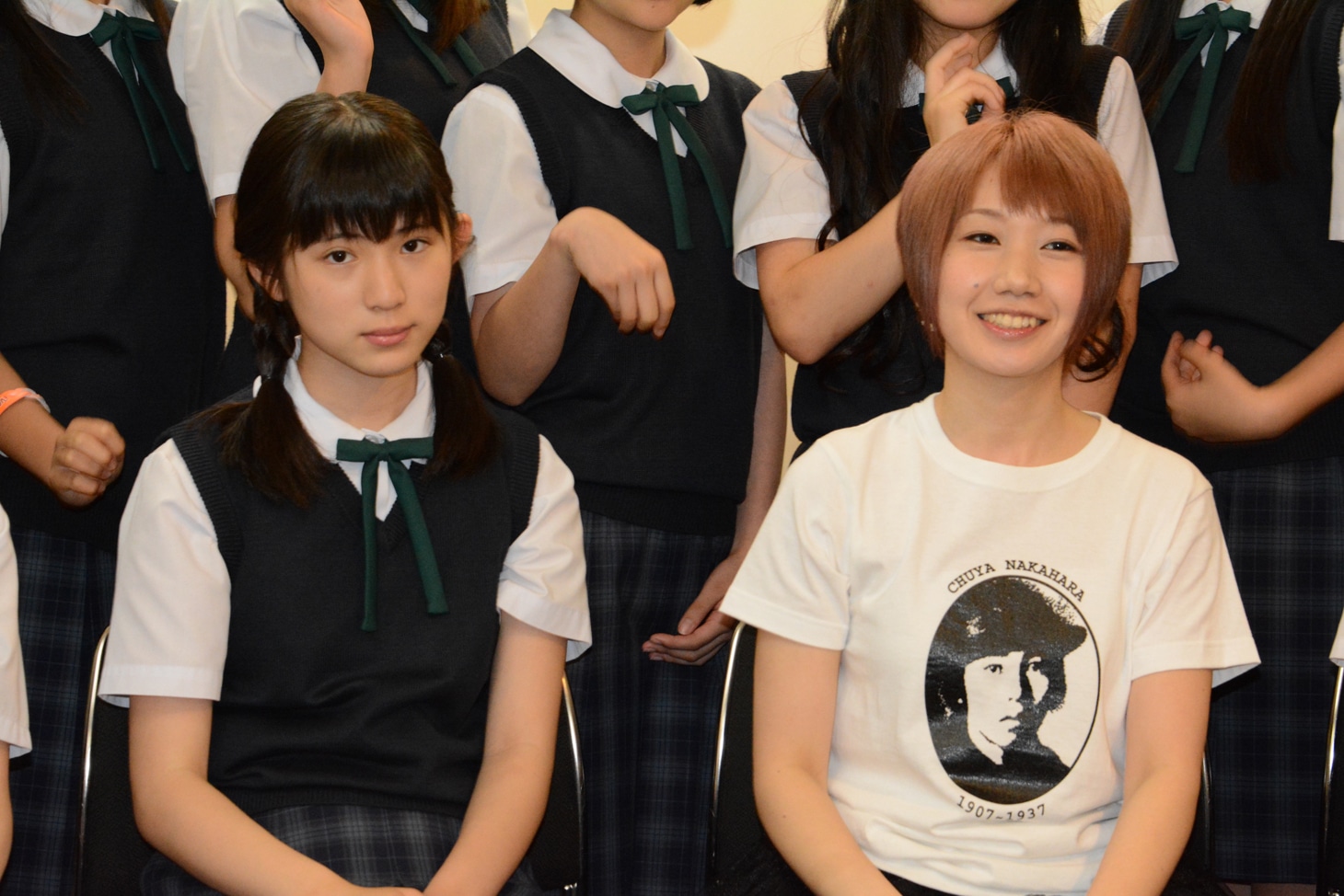 左から蒼波純、みさこ。
