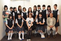 「女子の事件は大抵、トイレで起こるのだ。」劇場版完成披露記者会見の様子。