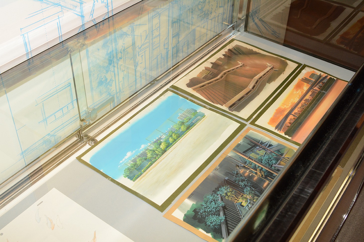 「バケモノの子」展の様子。