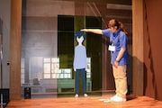 「バケモノの子」展の様子。