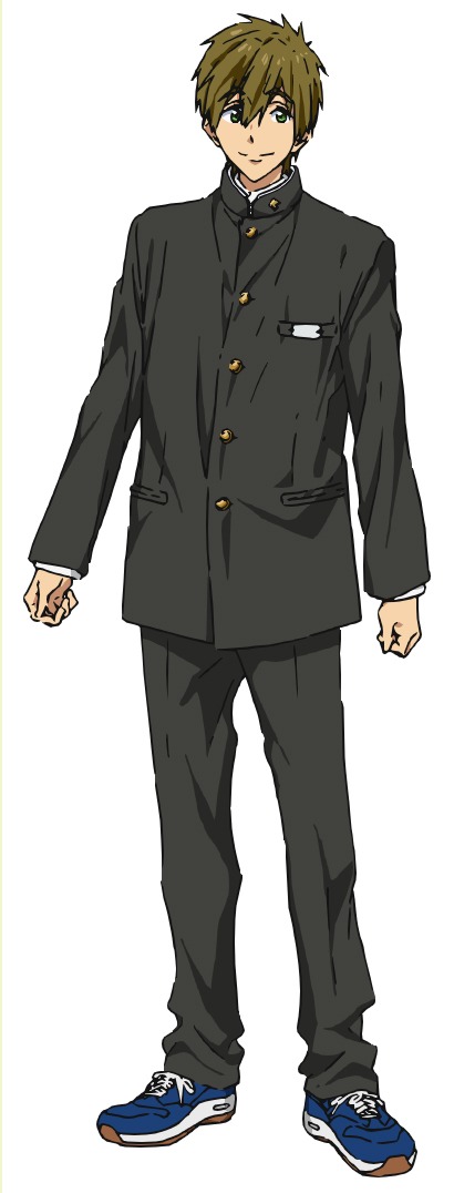 遙の幼なじみである橘真琴（CV：鈴木達央）。岩鳶中学校の1年生。優しく思いやりのある性格で、 遙や周りのことをいつも気にかけている。(c)2015 おおじこうじ・京都アニメーション/ハイスピード製作委員会
