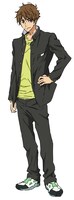 桐嶋夏也。岩鳶中学校水泳部の部長を務める3年生。郁弥の兄。(c)2015 おおじこうじ・京都アニメーション/ハイスピード製作委員会