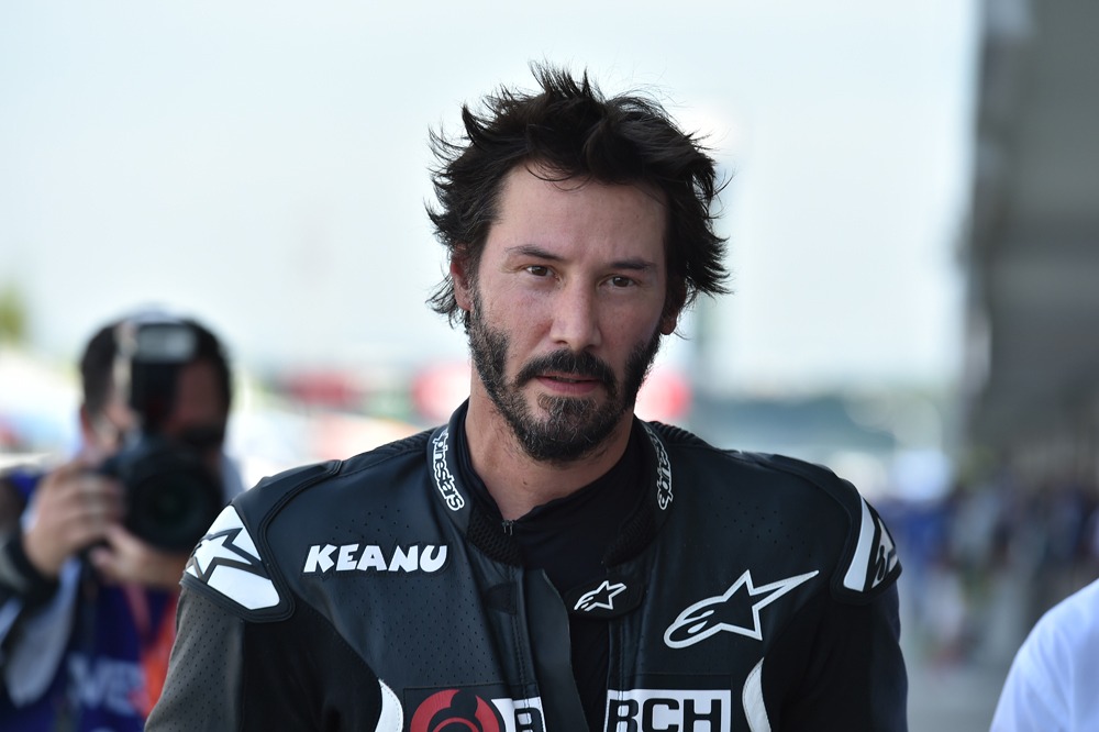 鈴鹿サーキットに現れたキアヌ・リーヴス。(c)鈴鹿サーキット