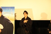 「猫侍 南の島へ行く」台湾プレミアイベントに登壇した北村一輝。(c)2015「続・猫侍」製作委員会