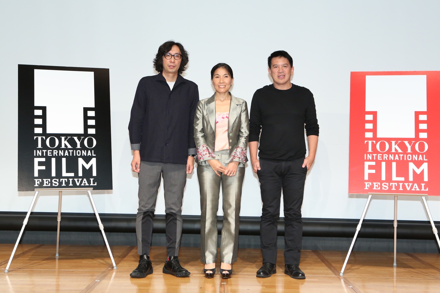 東京国際映画祭記者会見の様子。