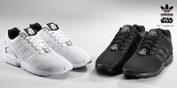 シュージュエルを着けた「mi STAR WARS ZX FLUX」。(c)2015 adidas Japan K.K. adidas and the 3-Stripes mark are trademarks of the adidas Group