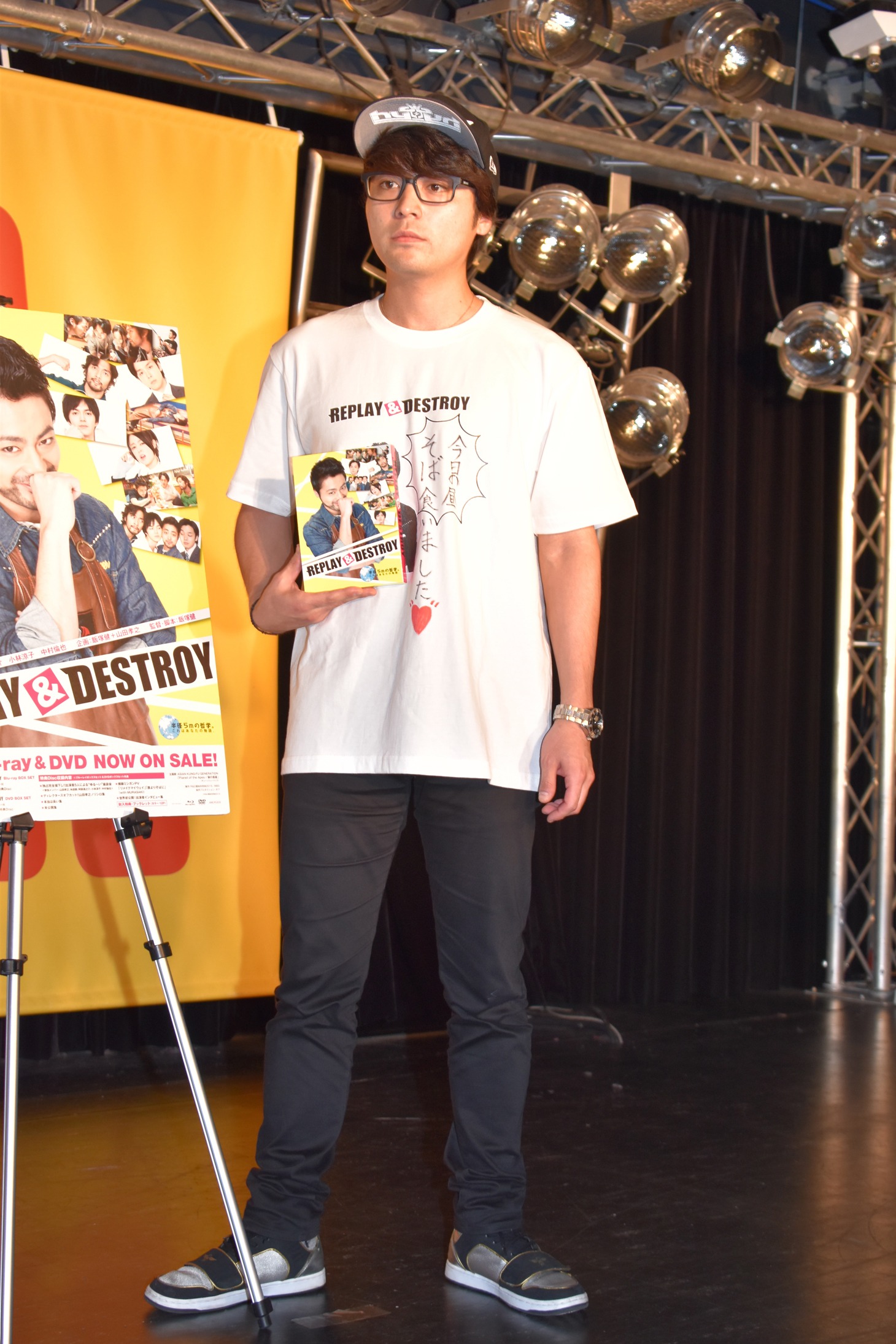 テレビドラマ「REPLAY＆DESTROY」Blu-ray＆DVD発売記念トークイベントに登場した山田孝之。