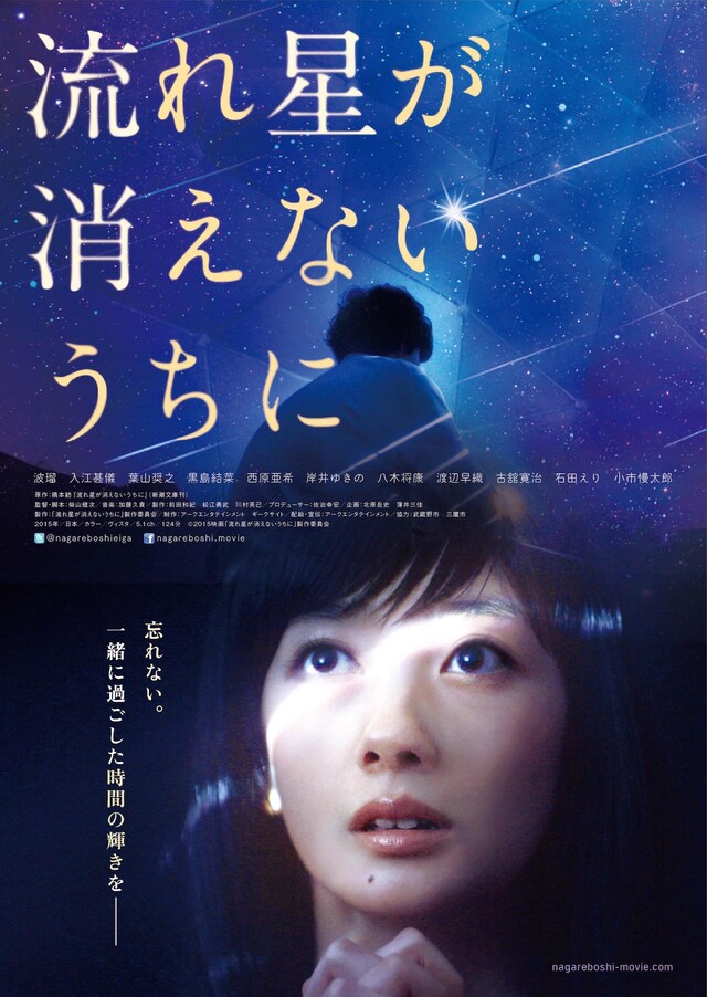 「流れ星が消えないうちに」ポスタービジュアル (c)2015 映画「流れ星が消えないうちに」製作委員会