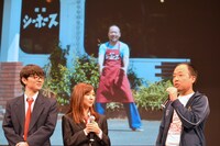 「映画 みんな！エスパーだよ！」完成披露試写会の様子。