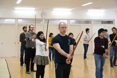 「京都フィルムメーカーズラボ2014」の様子。