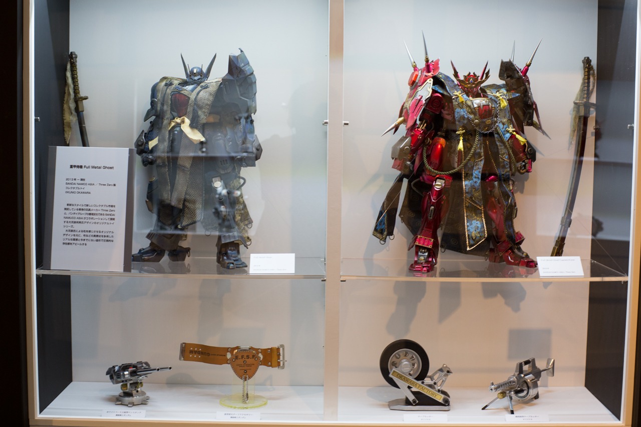 「メカニックデザイナー 大河原邦男展」会場の様子。