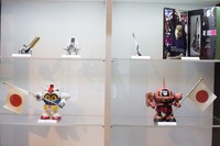 「メカニックデザイナー 大河原邦男展」会場の様子。