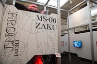 「メカニックデザイナー 大河原邦男展」会場の様子。