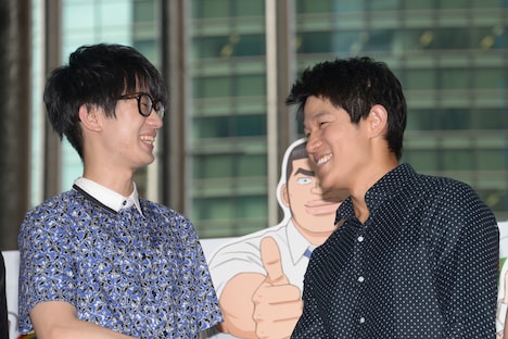 「俺物語!!」アニメ版と映画版でそれぞれ猛男役を務める江口拓也と鈴木亮平。