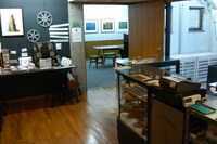 Au Praxinoscope Animation Store ＆ Galleryの内観。