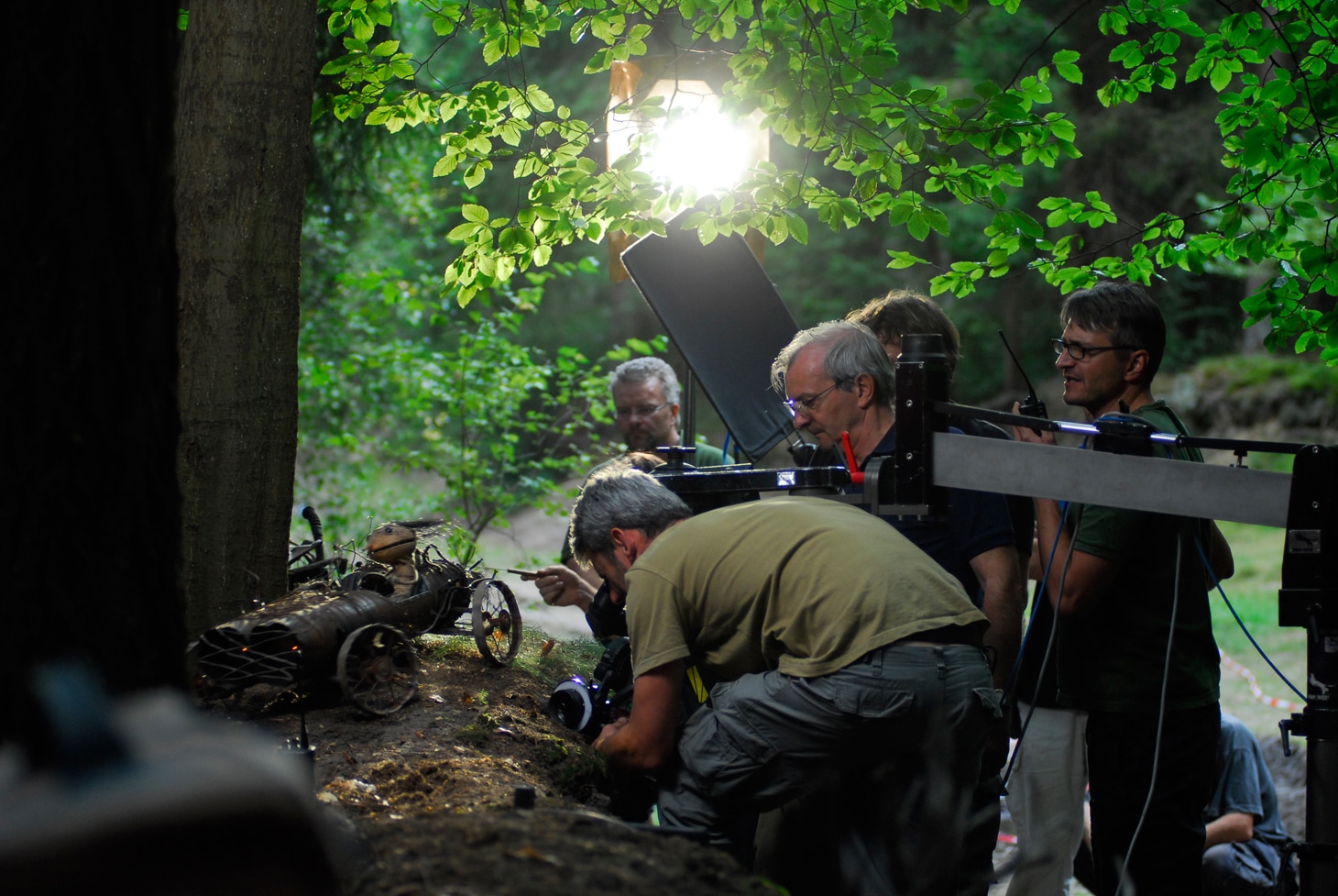 「クーキー」の撮影風景。(c)2010 Biograf Jan Svêráｋ, Phoenix Film investments, Ceská televize a RWE.