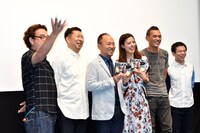 「PANIC IN」DVD発売記念上映会の様子。