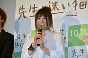 「イッセーさんは歩き方が猫みたい」と話す北乃きい。