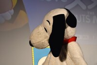 動きが激しすぎて耳が片側に寄ってしまったスヌーピー。