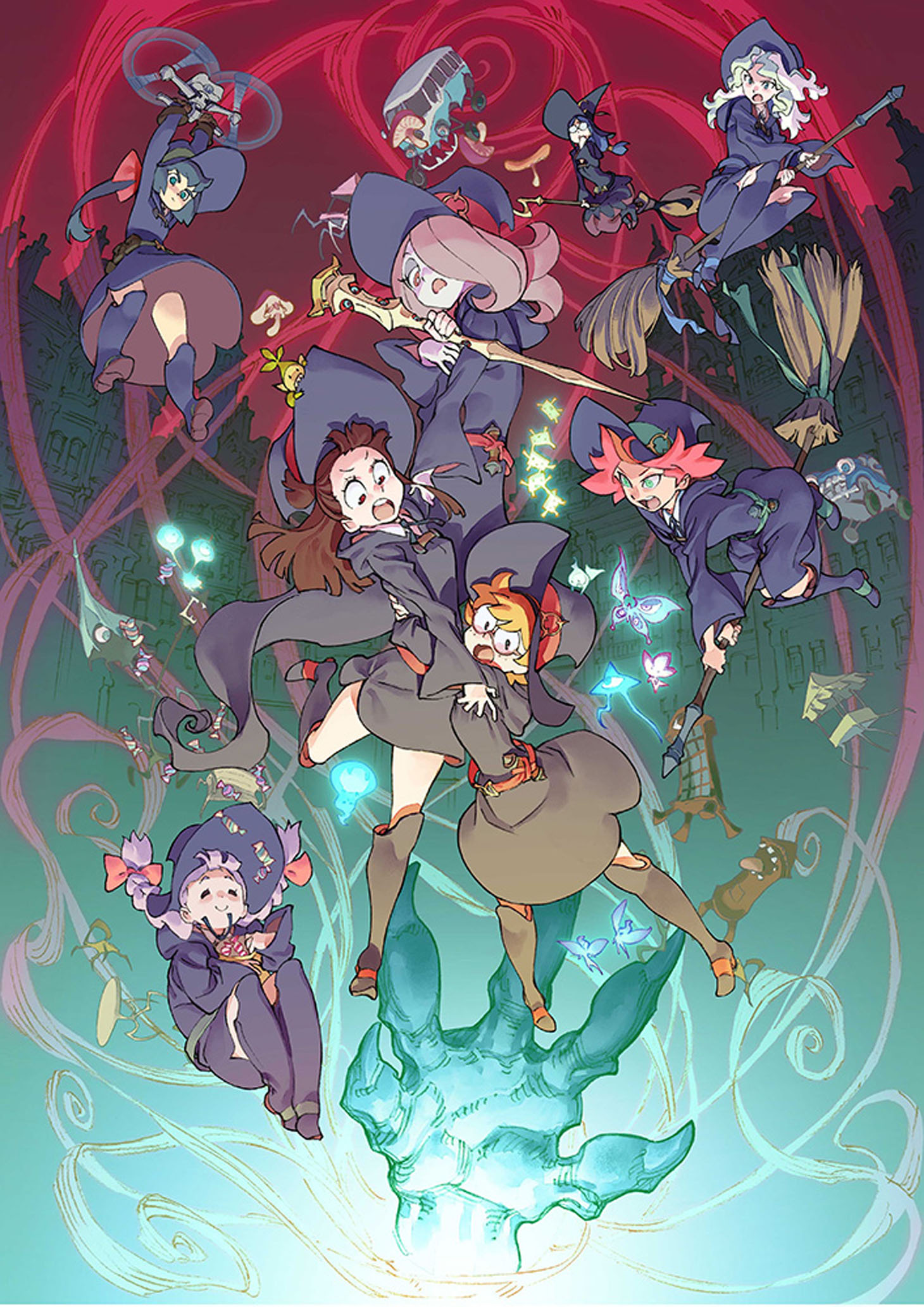 「リトルウィッチアカデミア 魔法仕掛けのパレード」メインビジュアル (c)2015 TRIGGER／吉成曜／GOOD SMILE COMPANY