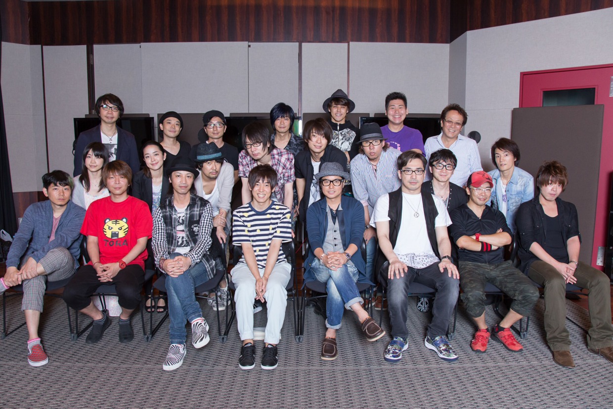 「劇場版 弱虫ペダル」のキャスト陣。