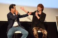 イベントの様子。左から田中亮一、浅沼晋太郎。