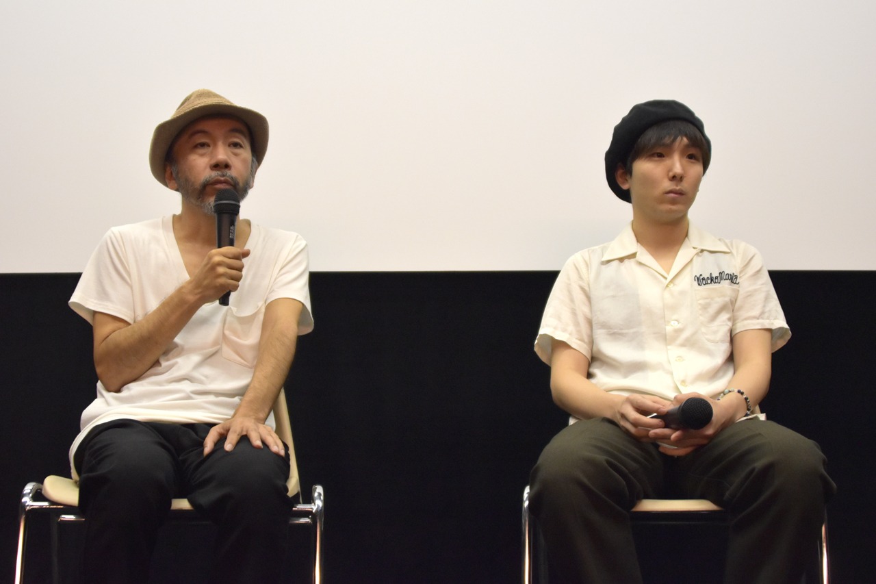 左から塚本晋也、森優作。