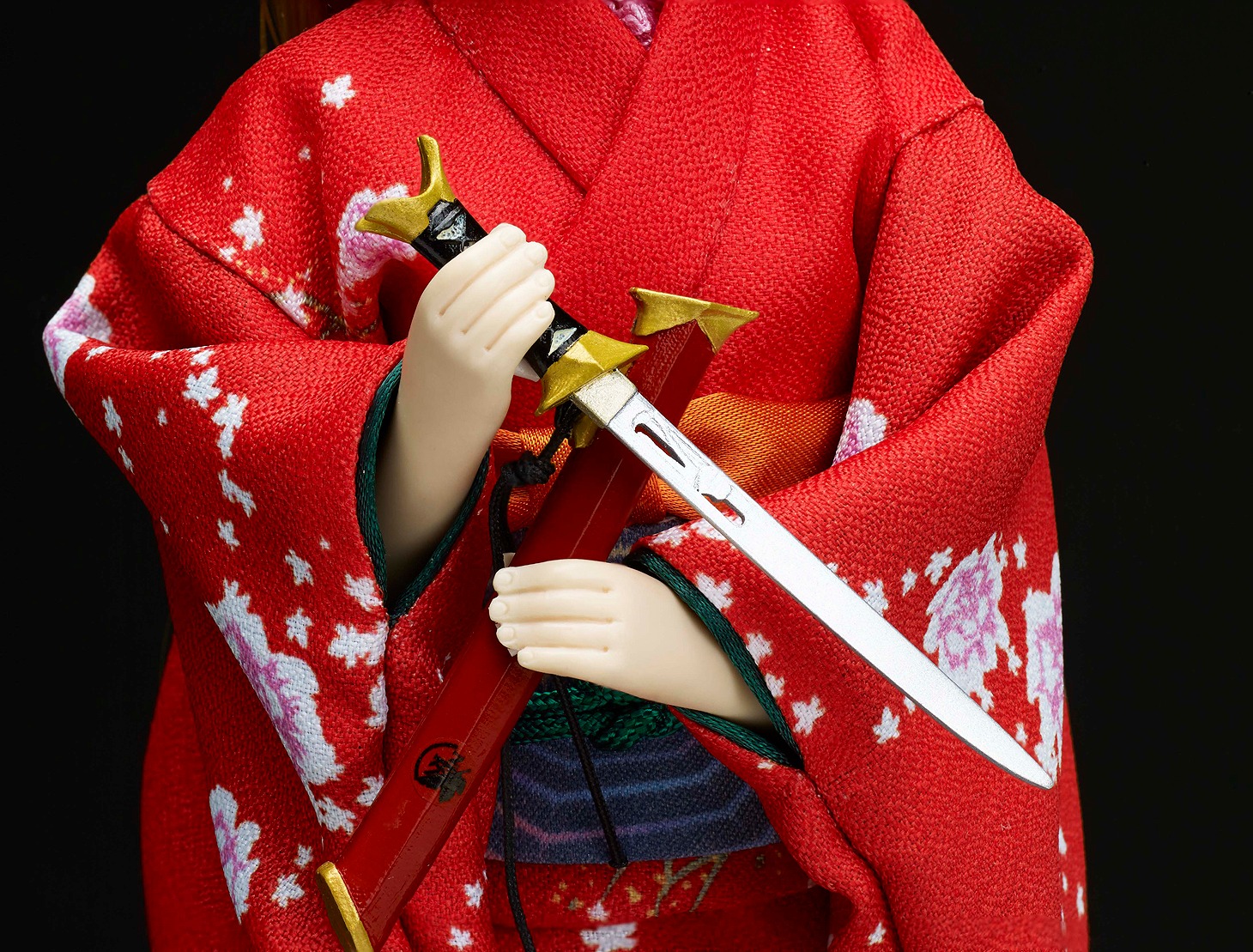 「式波・アスカ・ラングレーと日本刀」 (c)カラー (c)全日本刀匠会事業部 (c)TOMY