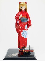 「式波・アスカ・ラングレーと日本刀」 (c)カラー (c)全日本刀匠会事業部 (c)TOMY