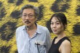 第68回ロカルノ国際映画祭にて。左からホン・サンス、キム・ミニ。(c)Festival del Film Locarno