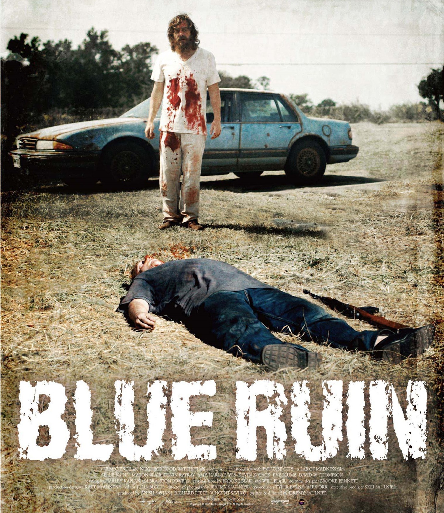 「ブルー・リベンジ」Blu-rayジャケット (c)2013 by Scavenger, LLC. All Rights Reserved.