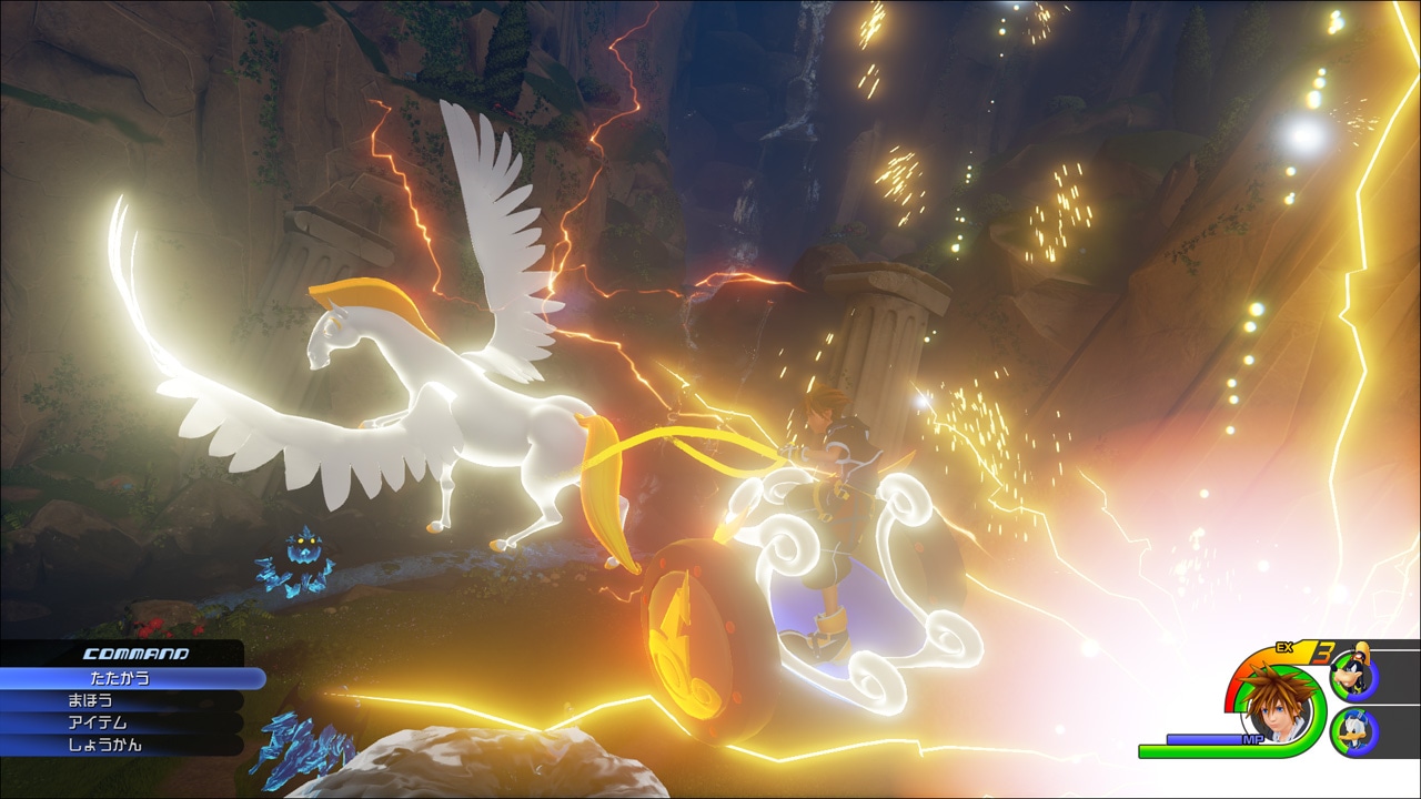 「キングダム ハーツIII」の「塔の上のラプンツェル」ステージ。(c)Disney Developed by SQUARE ENIX