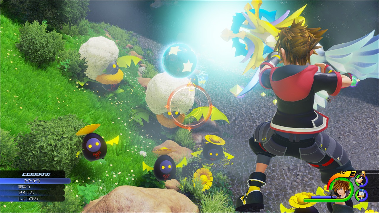 「キングダム ハーツIII」の「塔の上のラプンツェル」ステージ。(c)Disney Developed by SQUARE ENIX