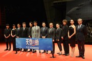 「天空の蜂」完成披露プレミア試写会の様子。