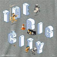 ひつじのショーン THE BIG CITY Tシャツ プリント部分