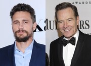 左からジェームズ・フランコ、ブライアン・クランストン。