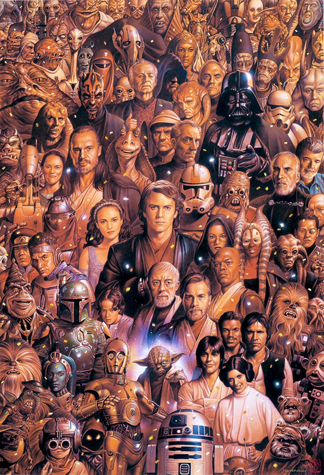 スター・ウォーズ」ルーカスフィルム公認アートの作品展開催、新グッズ