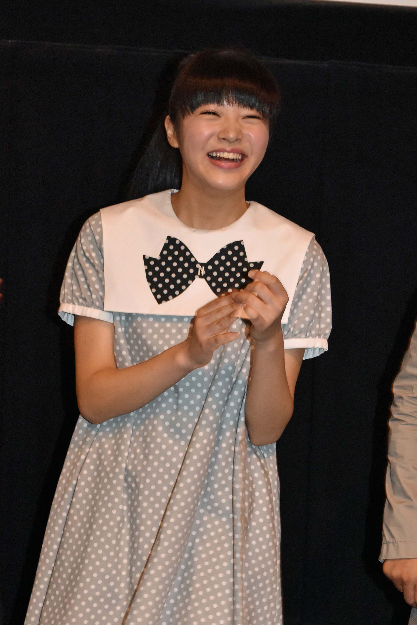 「私がやる役はいつも最初だけいい子なんです」と話す中山莉子。