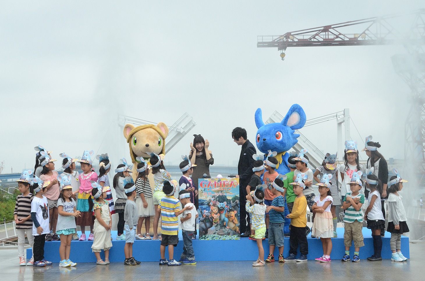 「GAMBA ガンバと仲間たち」完成披露スペシャルイベントの様子。