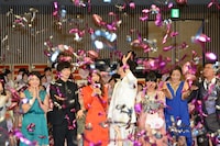 「ヒロイン失格」ジャパンプレミア試写会の様子。