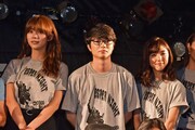 左から池田エライザ、染谷将太、真野恵里菜。