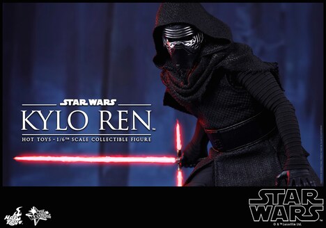 【ムービー・マスターピース】「スター・ウォーズ/フォースの覚醒」カイロ・レンの1/6スケール可動式フィギュア。