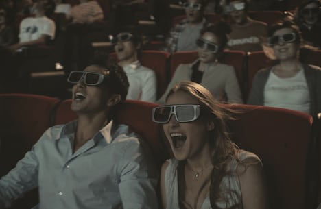 4DX鑑賞時の様子。