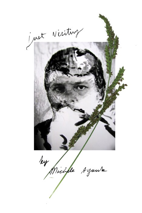 ミシェル・アヨブのエキシビション「Just Visiting」メインビジュアル。