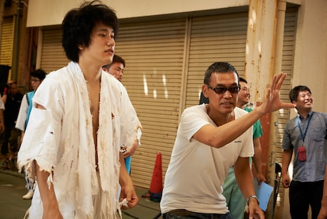 「天の茶助」撮影風景 (c)2015「天の茶助」製作委員会