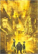 「RIMP-A NIMATION 琳派400周年×「NEWTYPE」30周年 琳派オマージュ展」出品作品 (c)“SUSHI POLICE” Project Partners　