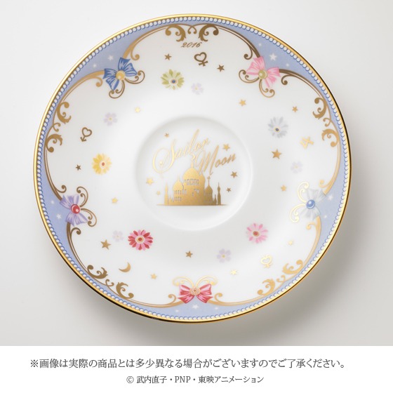 「美少女戦士セーラームーン ティーカップ＆ソーサーセット2016」のソーサー。