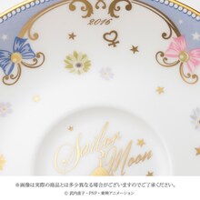 「美少女戦士セーラームーン ティーカップ＆ソーサーセット2016」のソーサー。