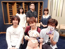 （上段左から）仲谷明香、長南翔太、小堀幸。（下段左から）平川大輔、代永翼、佐藤拓也。